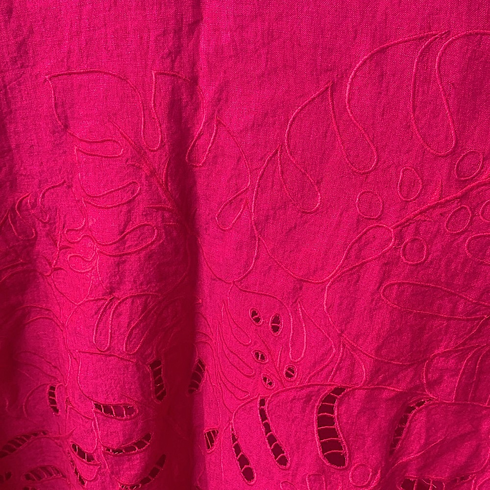 Chico's Pink Sheath Linen Dress(NWOT) Size XL - Picture 7 of 9